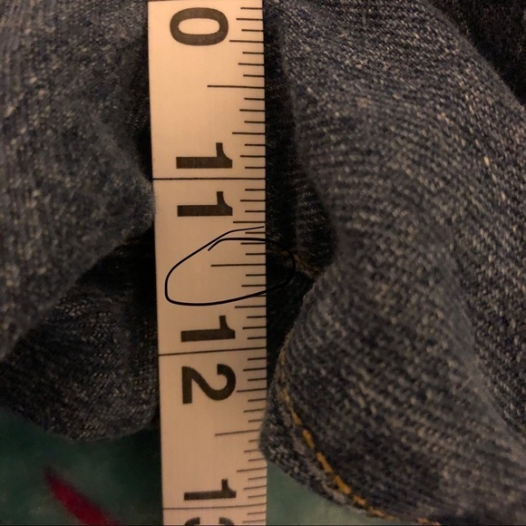 Vintage Y2K Express Bleus Blue Jeans Juniors Size 9/10 Straight - Picture 11 of 14